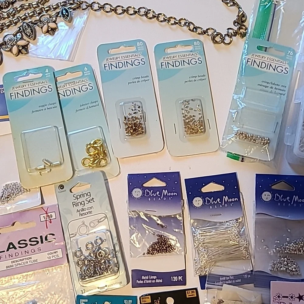 Bundle of Jewerly Making Findings & Misc.  Over 50 packages - Picture 3 of 16